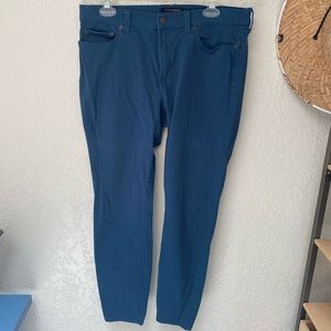 Banana Republic Blue Skinny Style Work Pants